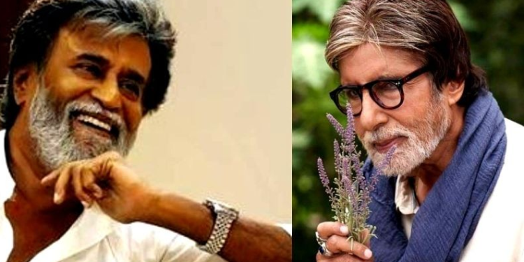 Rajinikanth posts epic photo with Big B Working with my master