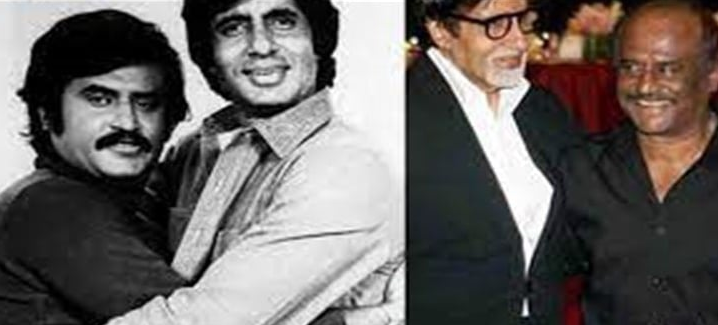 Rajinikanth posts epic photo with Big B Working with my master after 33 years