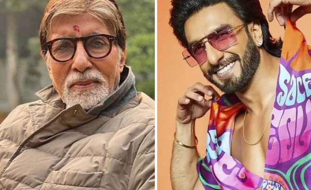 Ranveer Singh notices Amitabh Bachchan's